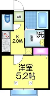 千葉県船橋市駿河台1【アパート】の間取り