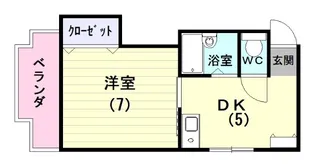 コーポ辻岡【2階】の間取り
