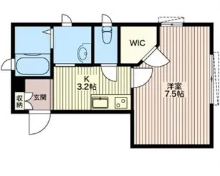 セレナヴィラ新蒲田【1階】の間取り