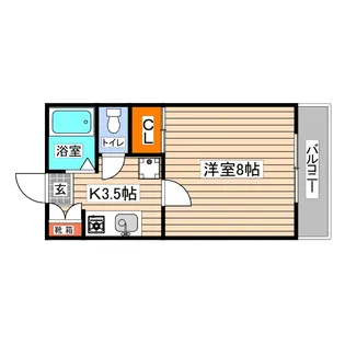 Couer東【1階】の間取り