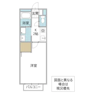 アイヴィザージュ【1階】の間取り
