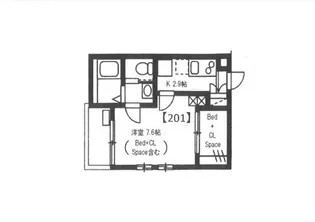 パディ世田谷【2階】の間取り