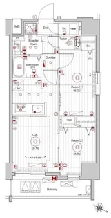 メイクスWアート横浜関内【9階】の間取り