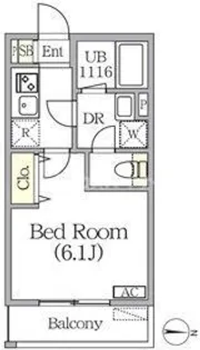 エルタスコート桜台【1階】の間取り