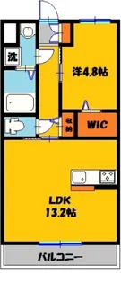 メゾンドフルール【3階】の間取り