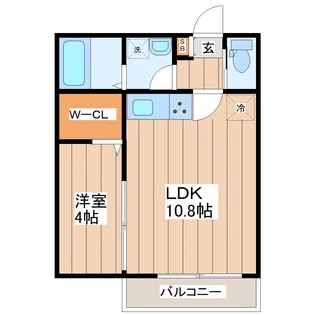 Lino小松島【1階】の間取り