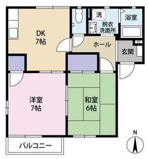 アネックス瀬名【2階】の間取り