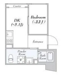 DsVARIE高田馬場レジデンスの間取り