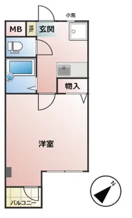 エル新大江【2階】の間取り