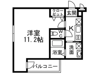 セジュール白鷺I【2階】の間取り