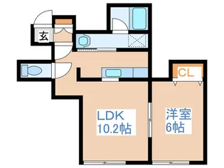 モンレーヴV【2階】の間取り