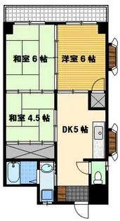サンシャイン富士見【4階】の間取り