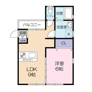 ショーソレイユ【2階】の間取り