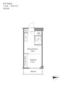 REN永山【4階】の間取り