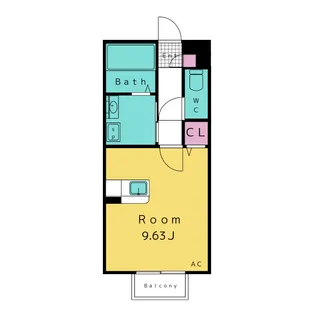 サンライズ大平【2階】の間取り