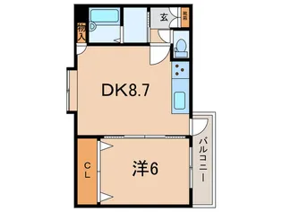 サンビルダー三宮【2階】の間取り