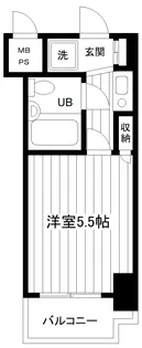 クリオ神奈川新町壱番館【10階】の間取り