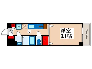 グリーンタワーK【7階】の間取り