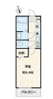 フラワーヒルズ弘明寺【3階】の間取り