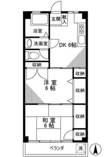 大山ビル【3階】の間取り