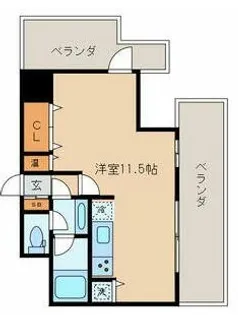 Crest本郷【4階】の間取り