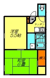 原田ビル【4階】の間取り
