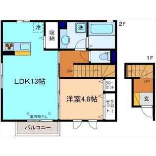 Le Ciel【2階】の間取り