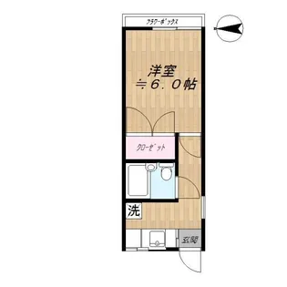 ハイツ大地【2階】の間取り