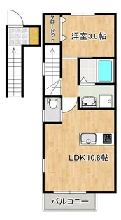 pino yagiyama【2階】の間取り