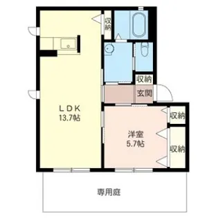 Wisteria【1階】の間取り