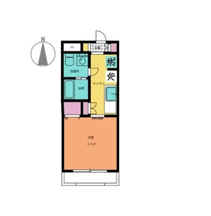 ベラルーサ13番館【2階】の間取り