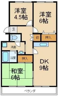 ロイヤルオクムラ【3階】の間取り