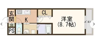 EXCEED御所北【3階】の間取り