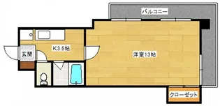 第1木本ビル【7階】の間取り