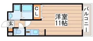 レーベンス柏木【1階】の間取り