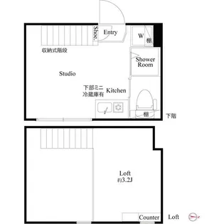 ハーモニーテラス王子神谷【1階】の間取り
