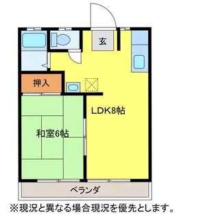 メゾン第一D【1階】の間取り