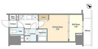 コンフォリア要町【10階】の間取り
