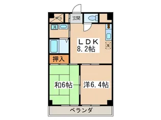 K-FLAT【2階】の間取り