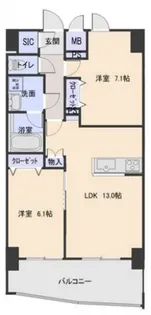 サングランデ六町【5階】の間取り
