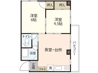 松尾ビル(東観音町)【3階】の間取り