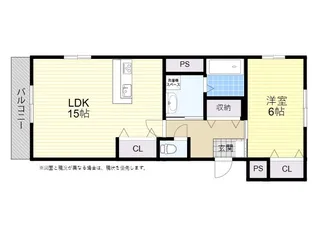 鶴羽ビル2【9階】の間取り