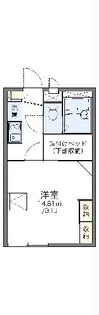 レオパレス歩【1階】の間取り