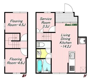 Bow!House(バウハウス)【1階】の間取り