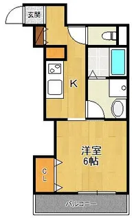 プレジール今津駅前【3階】の間取り