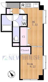 レジデンス明石【3階】の間取り