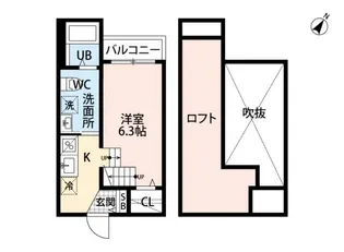 フェリーチェ井尻【1階】の間取り