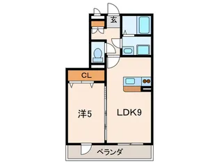 コ-ト・アッキ-ノ【2階】の間取り