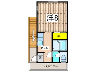 リブフラット【2階】の間取り