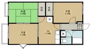 プラザサイド A棟【2階】の間取り